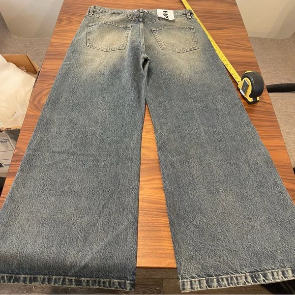 HOPE skid jeans Wide-Leg Blue Jeans - Picture 13 of 14